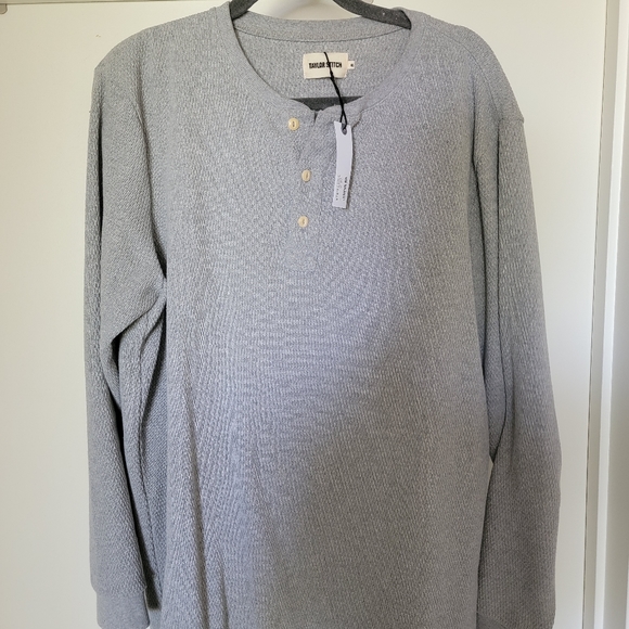 Taylor Stitch Waffle Heavy Bag Henley - Picture 2 of 5